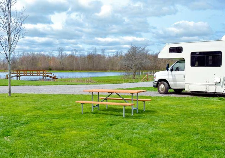 Caravan17 Caravan in a lovely park